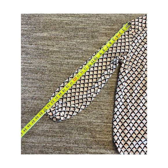 Merona Flowy & LIght Weigth Geometric Print Long Sleeve Tunic Top Size XXL - Picture 5 of 6